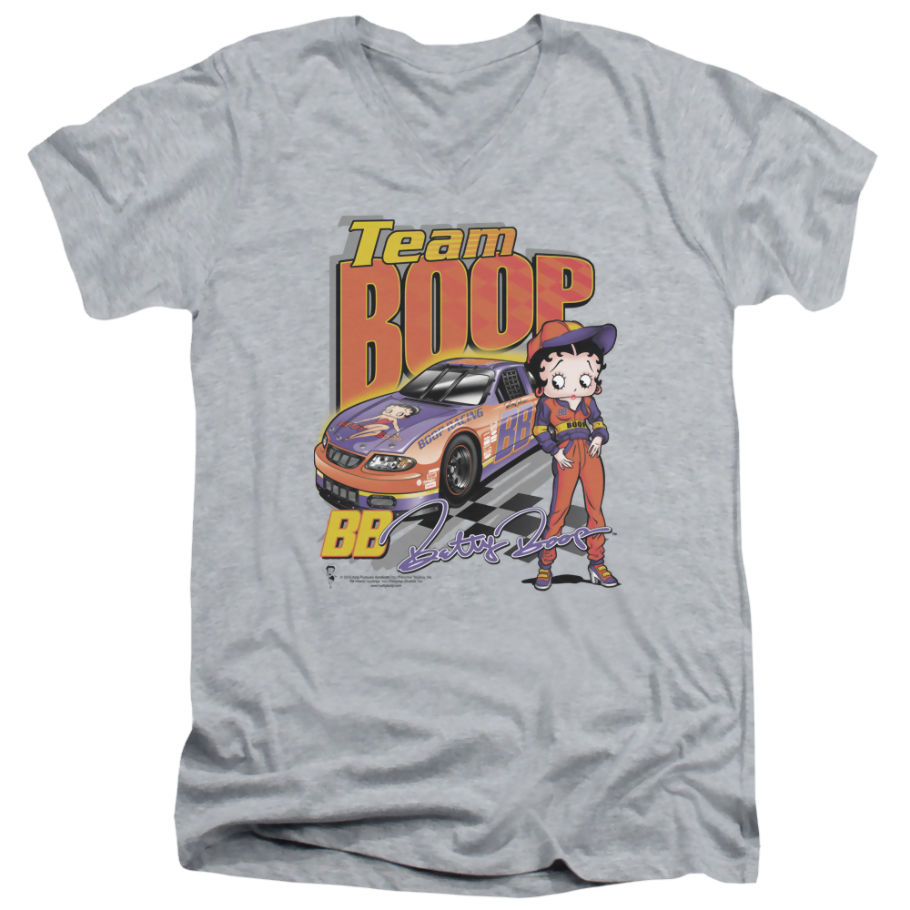 Betty Boop Team Boop - Men's V-Neck T-Shirt Men's V-Neck T-Shirt Betty Boop   