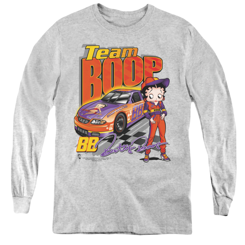 Betty Boop Team Boop - Youth Long Sleeve T-Shirt Youth Long Sleeve T-Shirt Betty Boop   