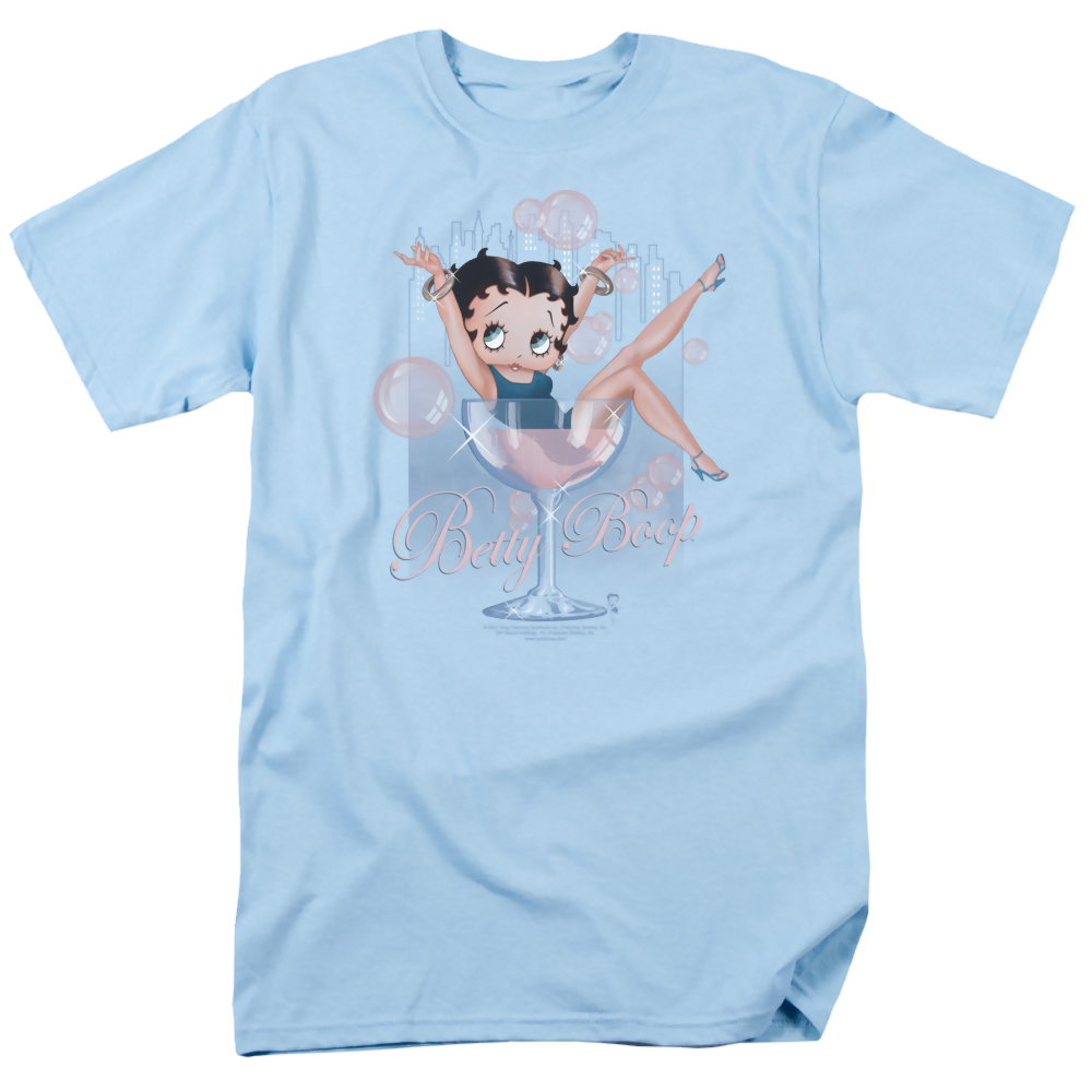 Betty Boop Pink Champagne - Men's Regular Fit T-Shirt Men's Regular Fit T-Shirt Betty Boop   