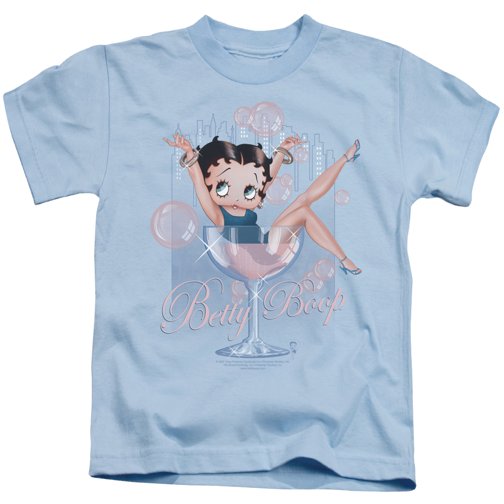 Betty Boop Pink Champagne - Kid's T-Shirt Kid's T-Shirt (Ages 4-7) Betty Boop   