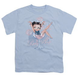 Betty Boop Pink Champagne - Youth T-Shirt Youth T-Shirt (Ages 8-12) Betty Boop   