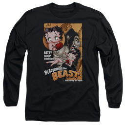 Betty Boop Boyfriend The Beast - Men's Long Sleeve T-Shirt Men's Long Sleeve T-Shirt Betty Boop   