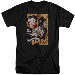Betty Boop Boyfriend The Beast - Men's Tall Fit T-Shirt Men's Tall Fit T-Shirt Betty Boop   