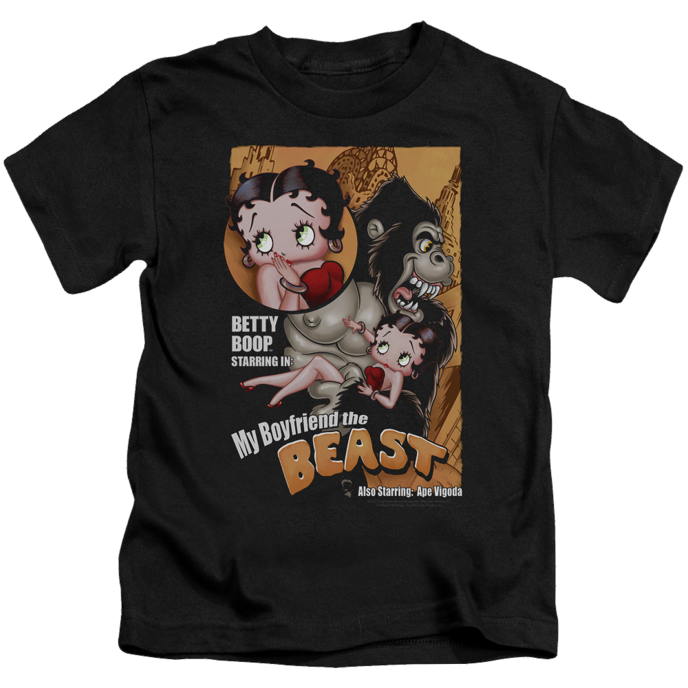 Betty Boop Boyfriend The Beast - Kid's T-Shirt Kid's T-Shirt (Ages 4-7) Betty Boop   