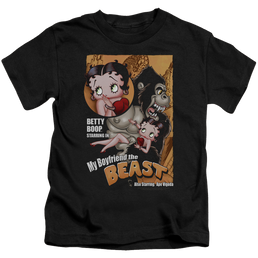 Betty Boop Boyfriend The Beast - Kid's T-Shirt Kid's T-Shirt (Ages 4-7) Betty Boop   