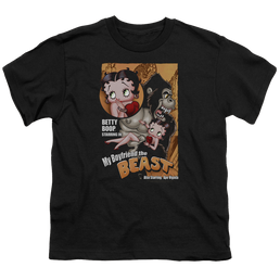 Betty Boop Boyfriend The Beast - Youth T-Shirt Youth T-Shirt (Ages 8-12) Betty Boop   
