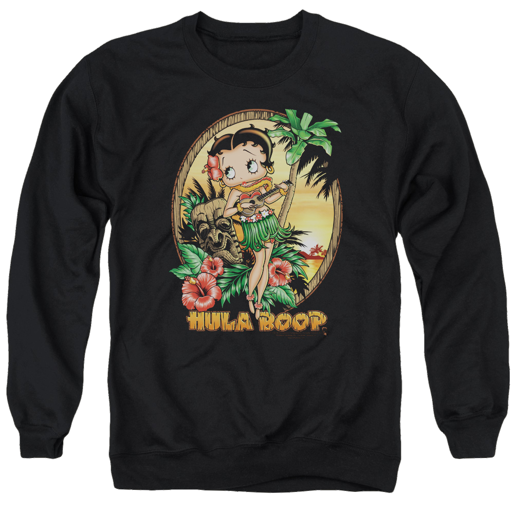 Betty Boop Hula Boop Ii - Men's Crewneck Sweatshirt Men's Crewneck Sweatshirt Betty Boop   