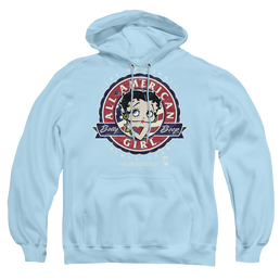 Betty Boop All American Girl - Pullover Hoodie Pullover Hoodie Betty Boop   