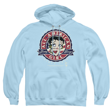 Betty Boop All American Girl - Pullover Hoodie Pullover Hoodie Betty Boop   