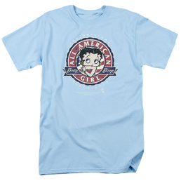 Betty Boop All American Girl - Men's Regular Fit T-Shirt Men's Regular Fit T-Shirt Betty Boop   