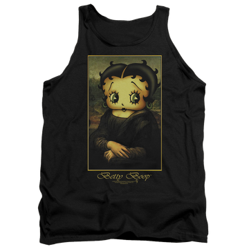 Black men's tank with Betty Boop Boopalisa graphic