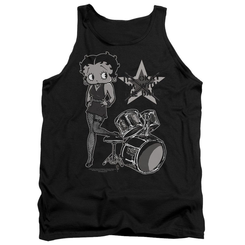 Betty Boop With The Band - Men's Tank Top Men's Tank Betty Boop   