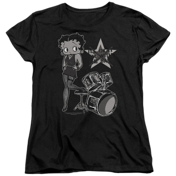 Betty Boop With The Band - Women's T-Shirt Women's T-Shirt Betty Boop   