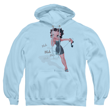 Betty Boop Blah Blah Blah - Pullover Hoodie Pullover Hoodie Betty Boop   