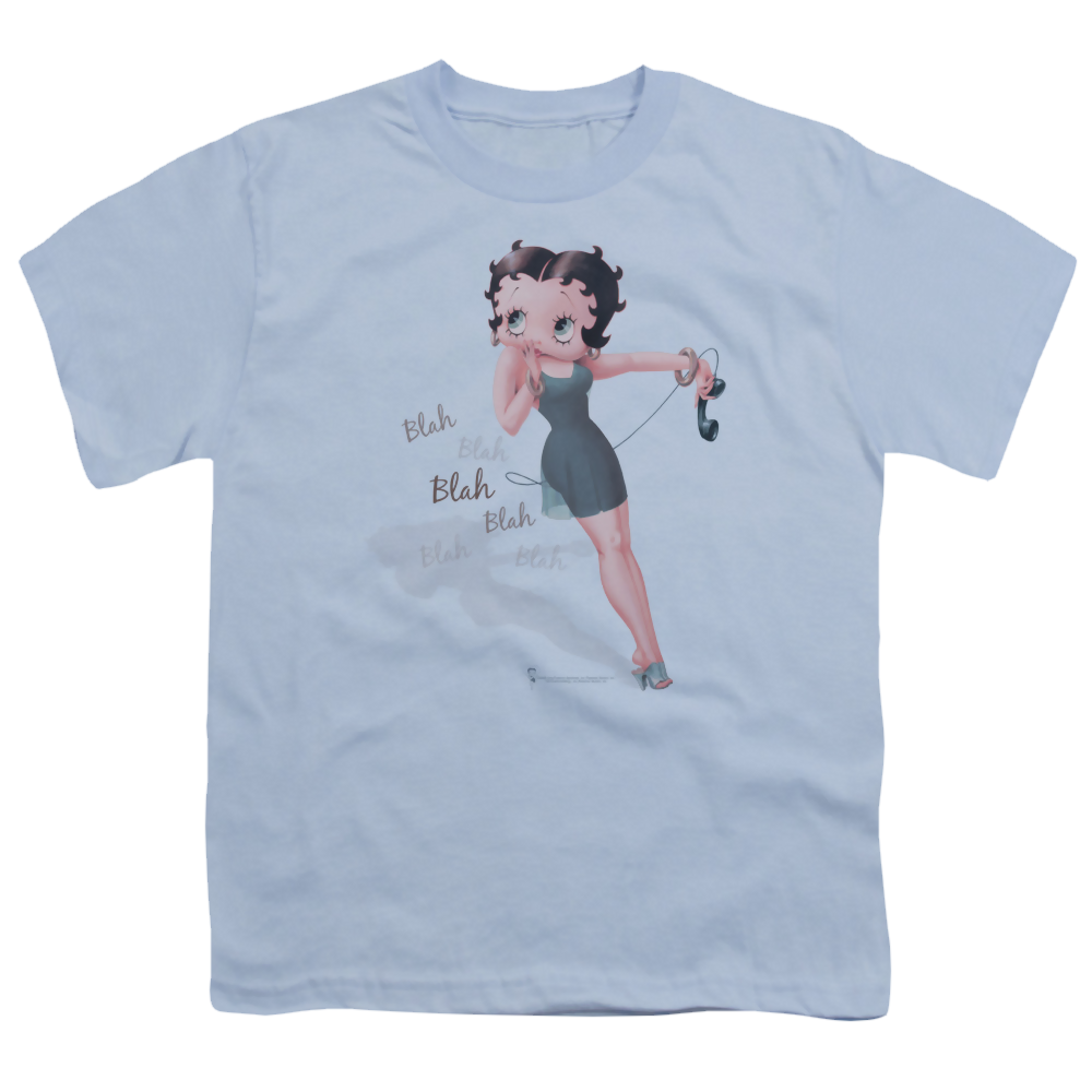 Betty Boop Blah Blah Blah - Youth T-Shirt Youth T-Shirt (Ages 8-12) Betty Boop   