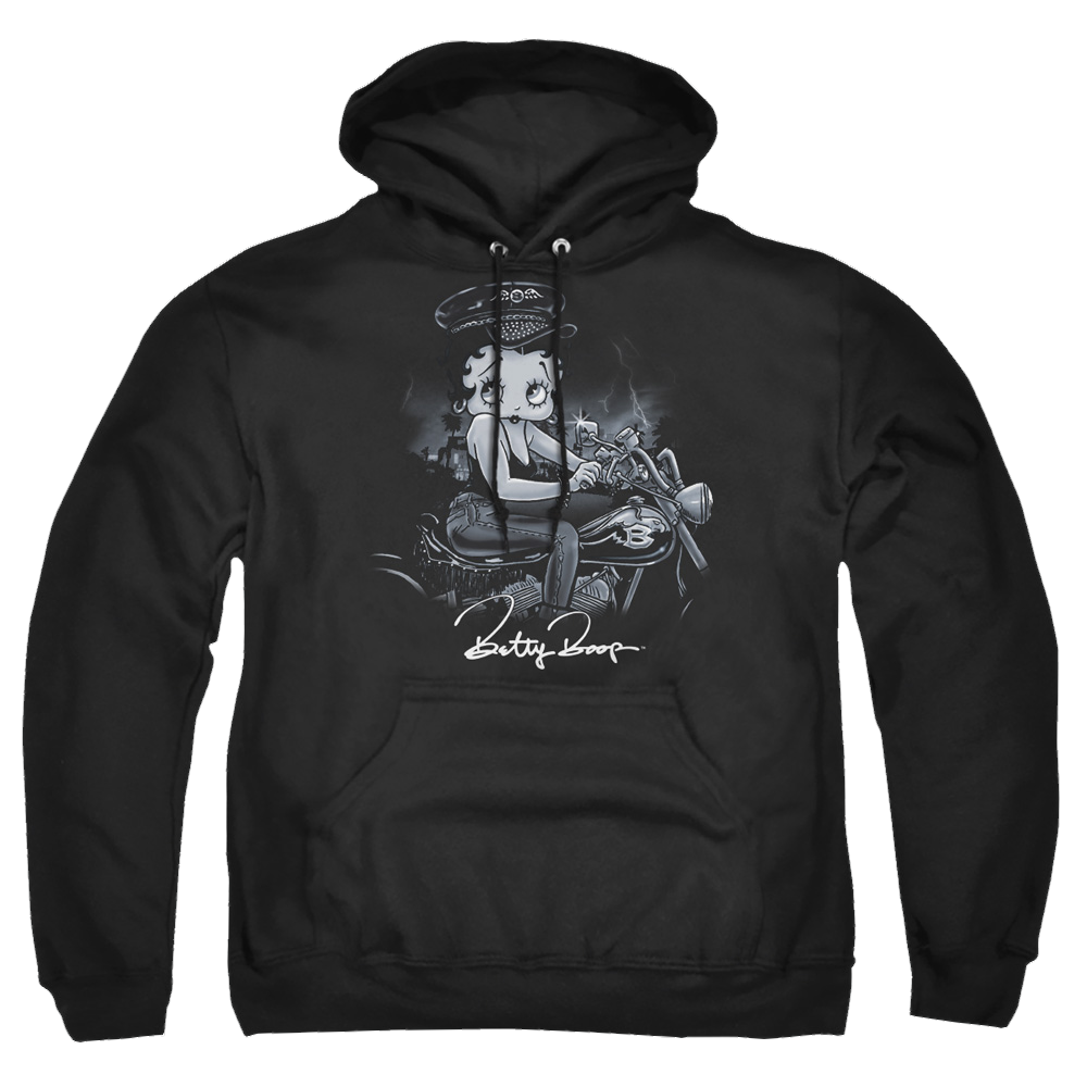 Betty Boop Storm Rider - Pullover Hoodie Pullover Hoodie Betty Boop   