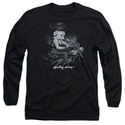 Betty Boop Storm Rider - Men's Long Sleeve T-Shirt Men's Long Sleeve T-Shirt Betty Boop   