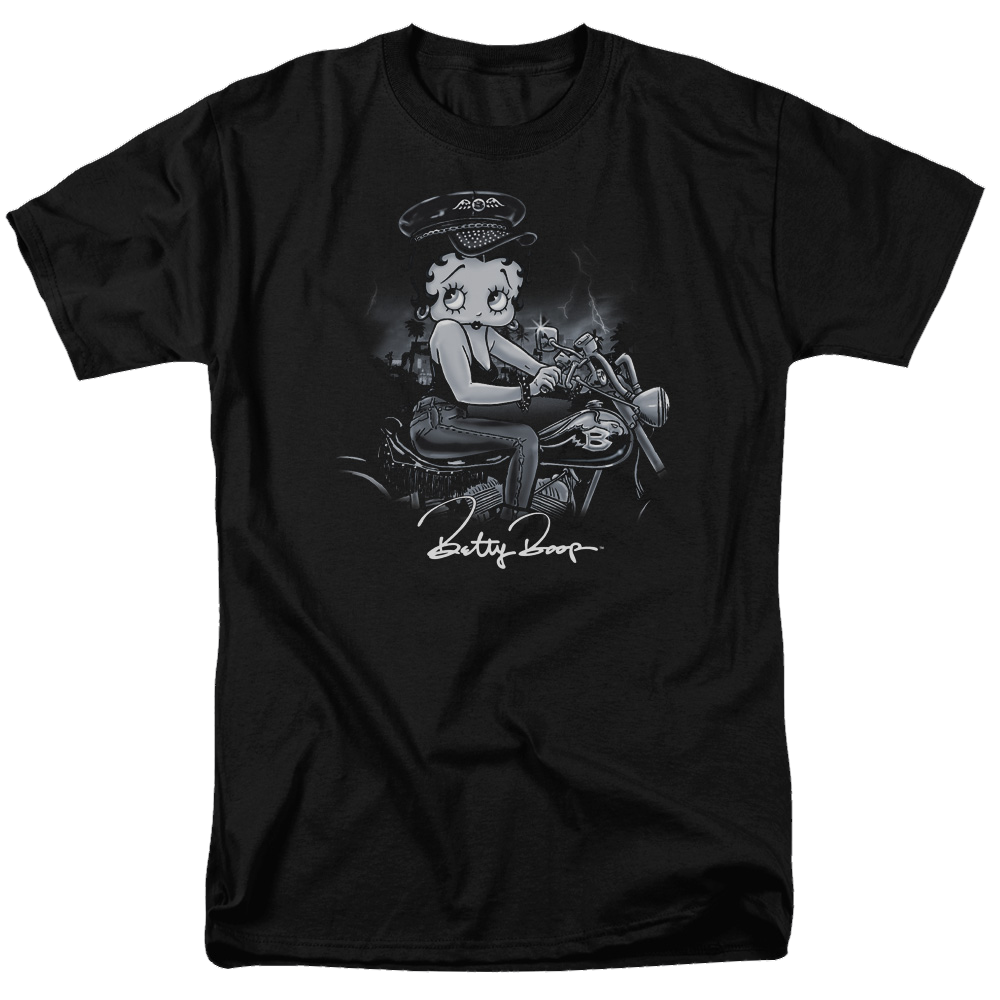 Betty Boop Storm Rider - Men's Regular Fit T-Shirt Men's Regular Fit T-Shirt Betty Boop   