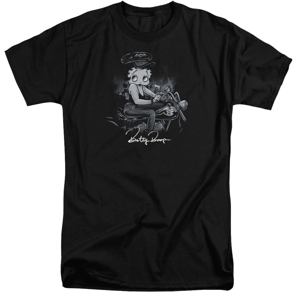 Betty Boop Storm Rider - Men's Tall Fit T-Shirt Men's Tall Fit T-Shirt Betty Boop   