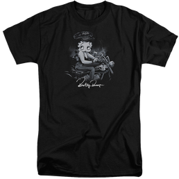 Betty Boop Storm Rider - Men's Tall Fit T-Shirt Men's Tall Fit T-Shirt Betty Boop   