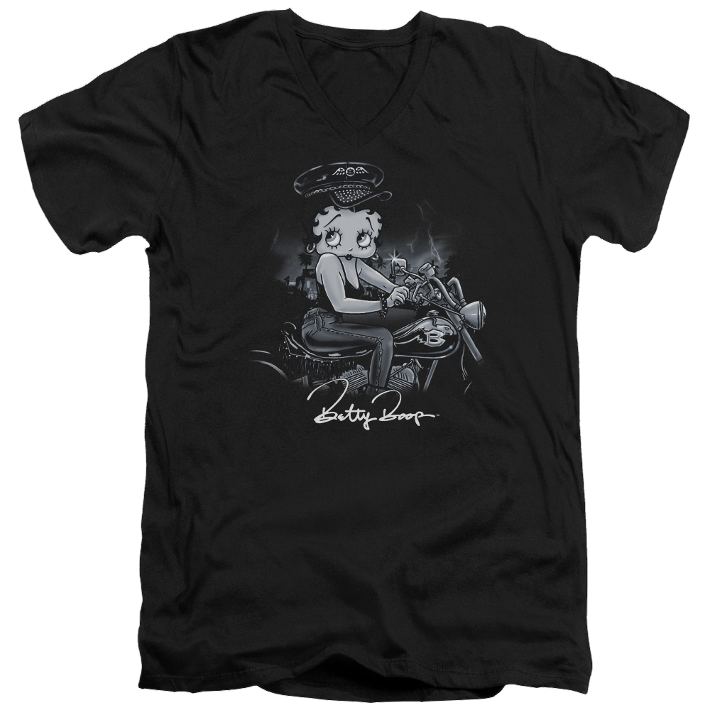 Betty Boop Storm Rider - Men's V-Neck T-Shirt Men's V-Neck T-Shirt Betty Boop   