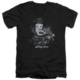 Betty Boop Storm Rider - Men's V-Neck T-Shirt Men's V-Neck T-Shirt Betty Boop   