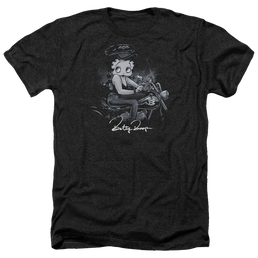 Betty Boop Storm Rider - Men's Heather T-Shirt Men's Heather T-Shirt Betty Boop   