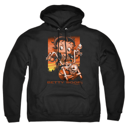 Betty Boop Sunset Rider - Pullover Hoodie Pullover Hoodie Betty Boop   