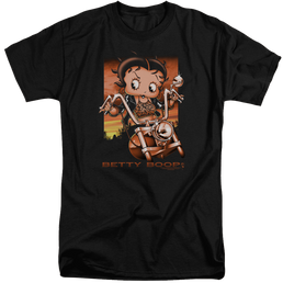 Betty Boop Sunset Rider - Men's Tall Fit T-Shirt Men's Tall Fit T-Shirt Betty Boop   