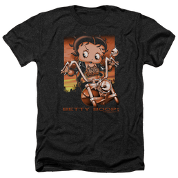 Betty Boop Sunset Rider - Men's Heather T-Shirt Men's Heather T-Shirt Betty Boop   