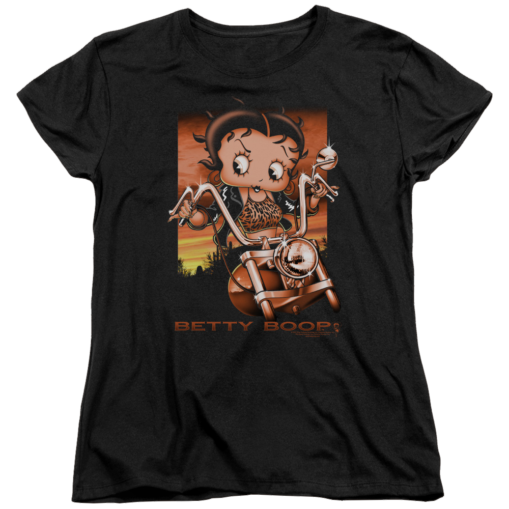 Betty Boop Sunset Rider - Women's T-Shirt Women's T-Shirt Betty Boop   