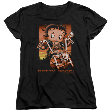 Betty Boop Sunset Rider - Women's T-Shirt Women's T-Shirt Betty Boop   