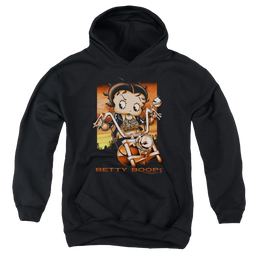 Betty Boop Sunset Rider - Youth Hoodie Youth Hoodie (Ages 8-12) Betty Boop   