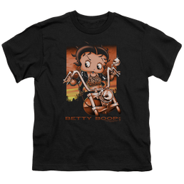 Betty Boop Sunset Rider - Youth T-Shirt Youth T-Shirt (Ages 8-12) Betty Boop   