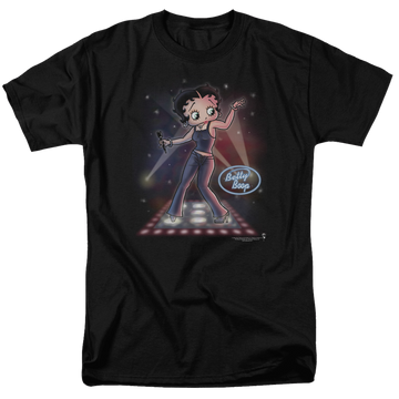 Betty Boop Pop Star - Men's Regular Fit T-Shirt Men's Regular Fit T-Shirt Betty Boop   