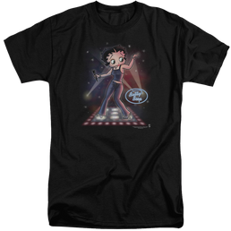 Betty Boop Pop Star - Men's Tall Fit T-Shirt Men's Tall Fit T-Shirt Betty Boop   
