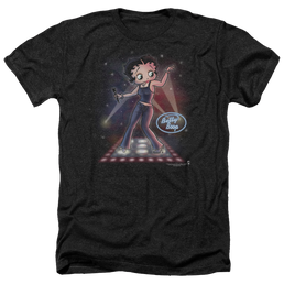 Betty Boop Pop Star - Men's Heather T-Shirt Men's Heather T-Shirt Betty Boop   