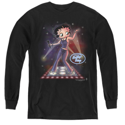 Betty Boop Pop Star - Youth Long Sleeve T-Shirt Youth Long Sleeve T-Shirt Betty Boop   