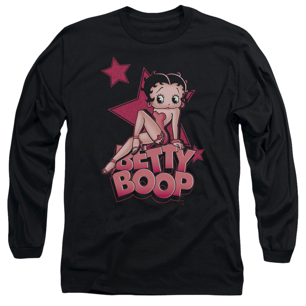 Betty Boop Sexy Star - Men's Long Sleeve T-Shirt Men's Long Sleeve T-Shirt Betty Boop   