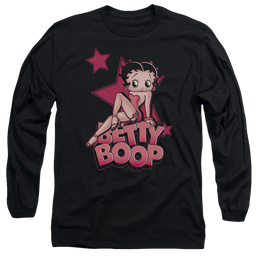 Betty Boop Sexy Star - Men's Long Sleeve T-Shirt Men's Long Sleeve T-Shirt Betty Boop   