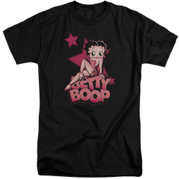 Betty Boop Sexy Star - Men's Tall Fit T-Shirt Men's Tall Fit T-Shirt Betty Boop   