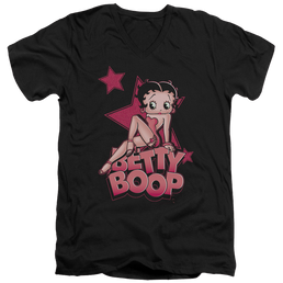 Betty Boop Sexy Star - Men's V-Neck T-Shirt Men's V-Neck T-Shirt Betty Boop   