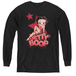 Betty Boop Sexy Star - Youth Long Sleeve T-Shirt Youth Long Sleeve T-Shirt Betty Boop   