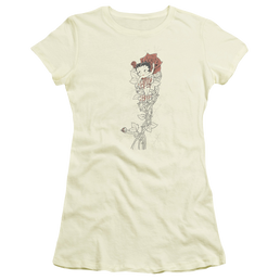 Betty Boop Thorns(Left Side Print) - Juniors T-Shirt Juniors T-Shirt Betty Boop   