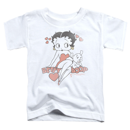 Betty Boop Classic With Pup - Kid's T-Shirt Kid's T-Shirt (Ages 4-7) Betty Boop   