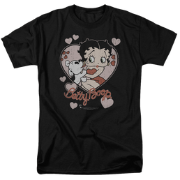 Betty Boop Classic Kiss - Men's Regular Fit T-Shirt Men's Regular Fit T-Shirt Betty Boop   