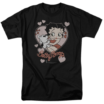 Betty Boop Classic Kiss - Men's Regular Fit T-Shirt Men's Regular Fit T-Shirt Betty Boop   