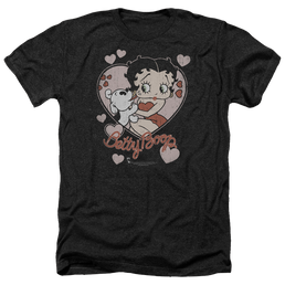 Betty Boop Classic Kiss - Men's Heather T-Shirt Men's Heather T-Shirt Betty Boop   