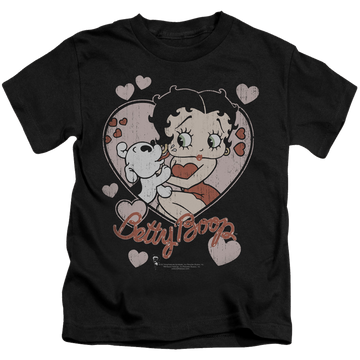Betty Boop Classic Kiss - Kid's T-Shirt Kid's T-Shirt (Ages 4-7) Betty Boop   