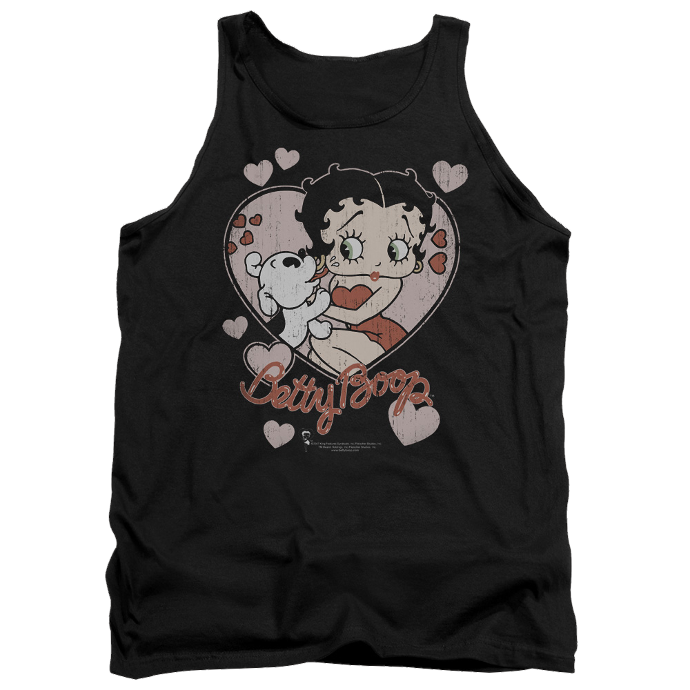 Betty Boop Classic Kiss - Men's Tank Top Men's Tank Betty Boop   